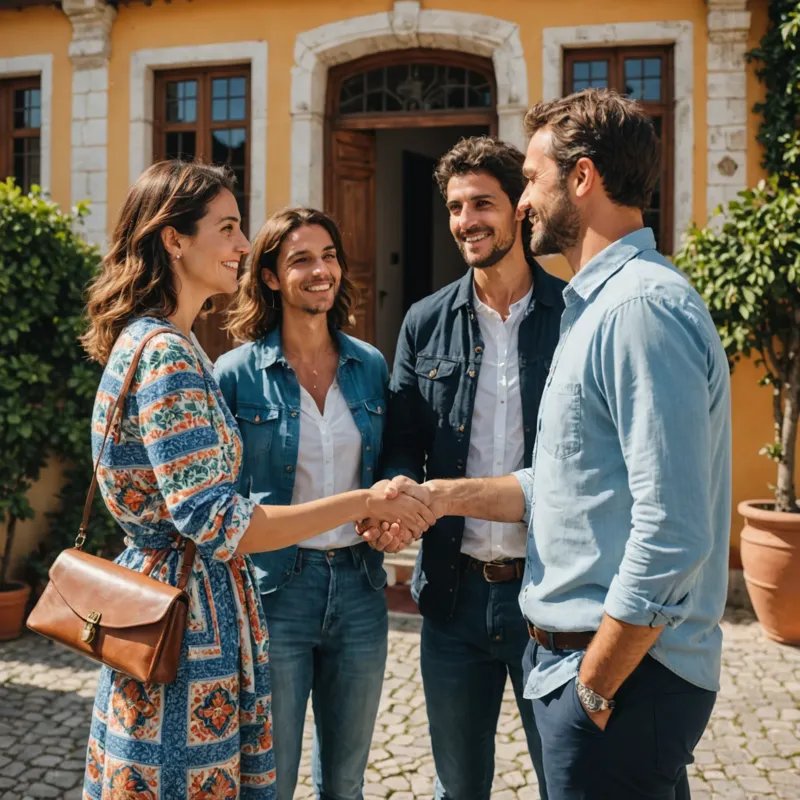 Casa tradizionale portoghese con azulejos