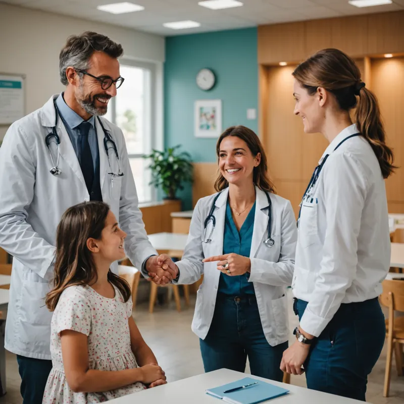 Visita medica con dottore